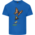 Butterfly Evolution Caterpillar Butterflies Kids T-Shirt Childrens Royal Blue