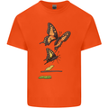 Butterfly Evolution Caterpillar Butterflies Mens Cotton T-Shirt Tee Top Orange
