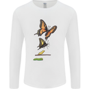 Butterfly Evolution Caterpillar Butterflies Mens Long Sleeve T-Shirt White