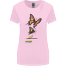 Butterfly Evolution Caterpillar Butterflies Womens Wider Cut T-Shirt Light Pink