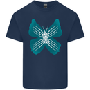 Butterfly Hands Kids T-Shirt Childrens Navy Blue