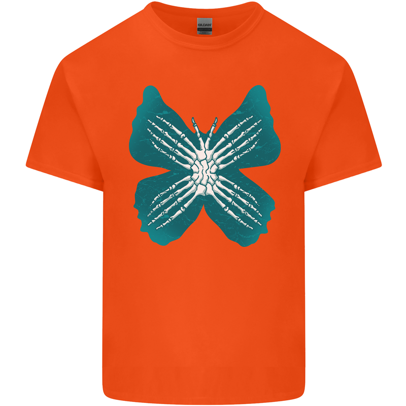 Butterfly Hands Kids T-Shirt Childrens Orange