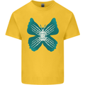 Butterfly Hands Kids T-Shirt Childrens Yellow