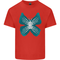 Butterfly Hands Mens Cotton T-Shirt Tee Top Red