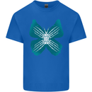 Butterfly Hands Mens Cotton T-Shirt Tee Top Royal Blue