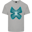 Butterfly Hands Mens Cotton T-Shirt Tee Top Sports Grey