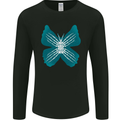 Butterfly Hands Mens Long Sleeve T-Shirt Black