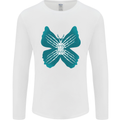 Butterfly Hands Mens Long Sleeve T-Shirt White