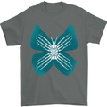Butterfly Hands Mens T-Shirt 100% Cotton Charcoal