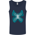 Butterfly Hands Mens Vest Tank Top Navy Blue