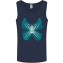 Butterfly Hands Mens Vest Tank Top Navy Blue