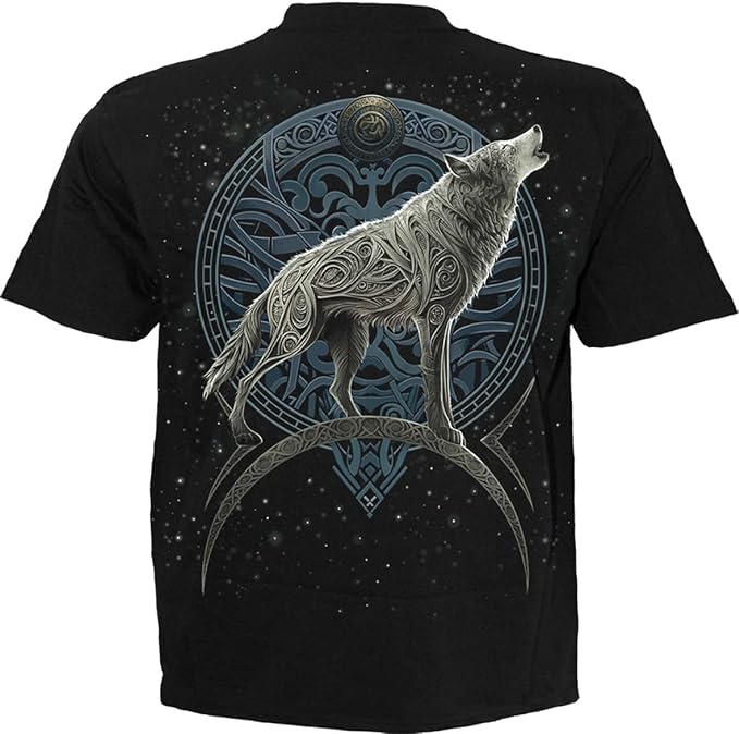 Celtic Wolf T-Shirt by Spiral Direct Norse Warriors Vikings