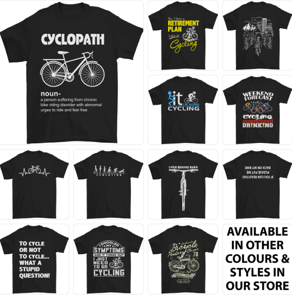 a group of t - shirts with different designs on them