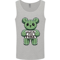 Cactus Bear Funny Hugs for Free Mens Vest Tank Top Sports Grey