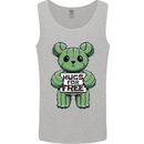 Cactus Bear Funny Hugs for Free Mens Vest Tank Top Sports Grey