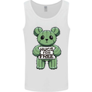 Cactus Bear Funny Hugs for Free Mens Vest Tank Top White
