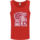 Cake My Heart Belongs to You Anti-Valentines Day Mens Vest Tank Top Red