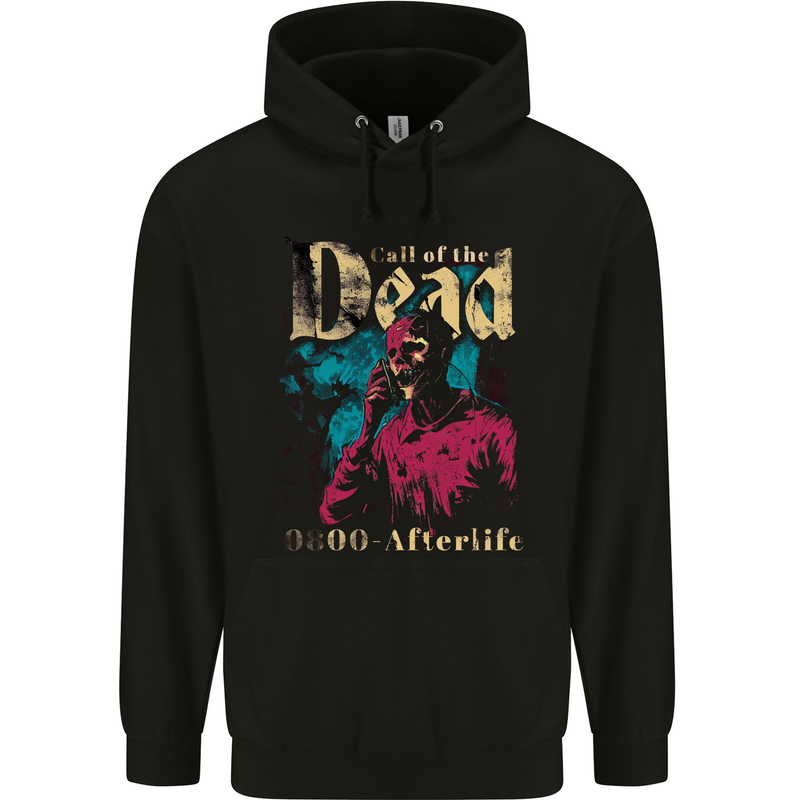 Call of the Dead Zombie Halloween Childrens Kids Hoodie Black