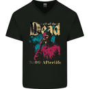Call of the Dead Zombie Halloween Mens V-Neck Cotton T-Shirt Black