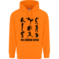 Camera Sutra Funny Photographer Photography Childrens Kids Hoodie Orange