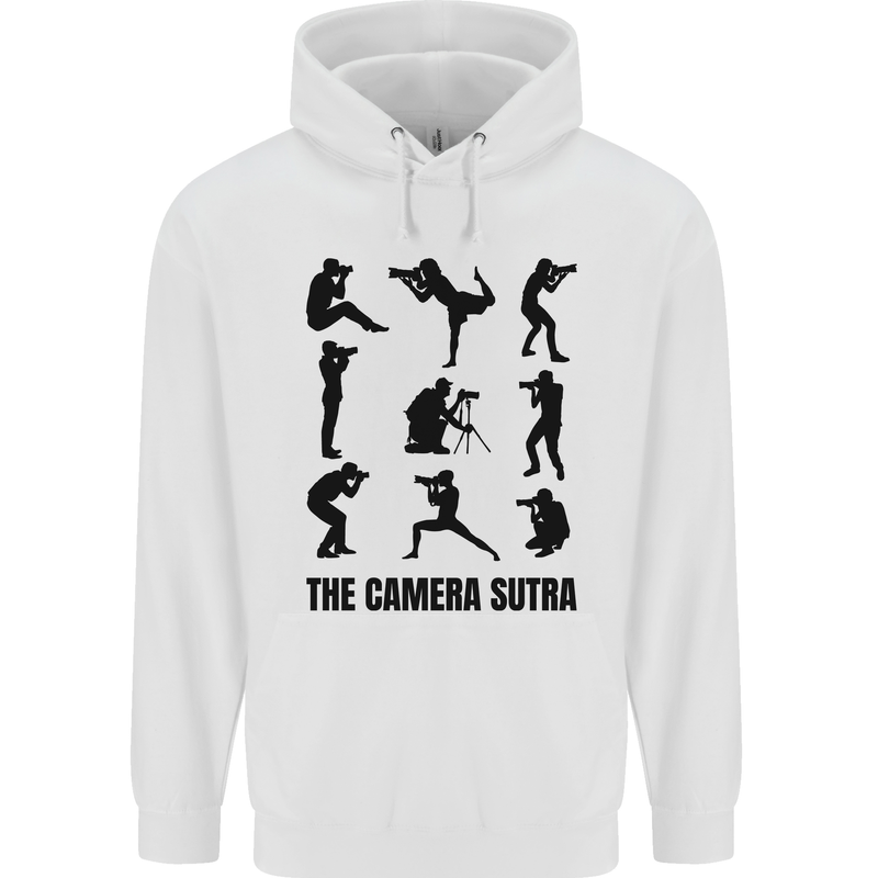 Camera Sutra Funny Photographer Photography Childrens Kids Hoodie White