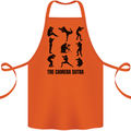 Camera Sutra Funny Photographer Photography Cotton Apron 100% Organic Orange