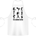 Camera Sutra Funny Photographer Photography Cotton Apron 100% Organic White