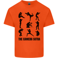 Camera Sutra Funny Photographer Photography Kids T-Shirt Childrens Orange