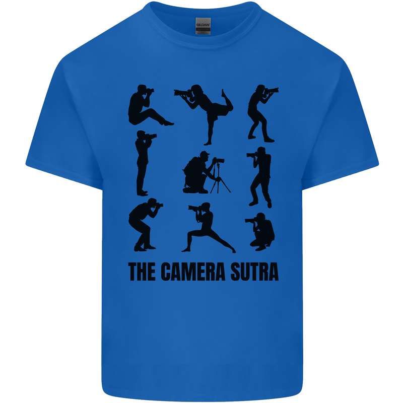 Camera Sutra Funny Photographer Photography Kids T-Shirt Childrens Royal Blue