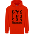 Camera Sutra Funny Photographer Photography Mens 80% Cotton Hoodie Bright Red