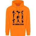 Camera Sutra Funny Photographer Photography Mens 80% Cotton Hoodie Orange