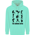 Camera Sutra Funny Photographer Photography Mens 80% Cotton Hoodie Peppermint