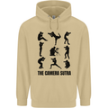 Camera Sutra Funny Photographer Photography Mens 80% Cotton Hoodie Sand