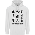 Camera Sutra Funny Photographer Photography Mens 80% Cotton Hoodie White