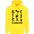 Camera Sutra Funny Photographer Photography Mens 80% Cotton Hoodie Yellow