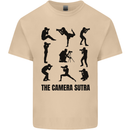 Camera Sutra Funny Photographer Photography Mens Cotton T-Shirt Tee Top Sand