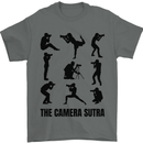 Camera Sutra Funny Photographer Photography Mens T-Shirt 100% Cotton Charcoal