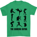 Camera Sutra Funny Photographer Photography Mens T-Shirt 100% Cotton Irish Green