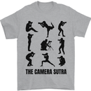 Camera Sutra Funny Photographer Photography Mens T-Shirt 100% Cotton Sports Grey
