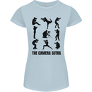 Camera Sutra Funny Photographer Photography Womens Petite Cut T-Shirt Light Blue