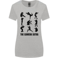 Camera Sutra Funny Photographer Photography Womens Wider Cut T-Shirt Sports Grey