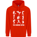 Camera Sutra Funny Photography Photographer Childrens Kids Hoodie Bright Red