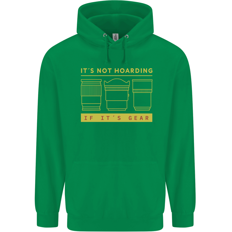 Camera Sutra Funny Photography Photographer Childrens Kids Hoodie Irish Green