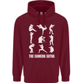 Camera Sutra Funny Photography Photographer Childrens Kids Hoodie Maroon