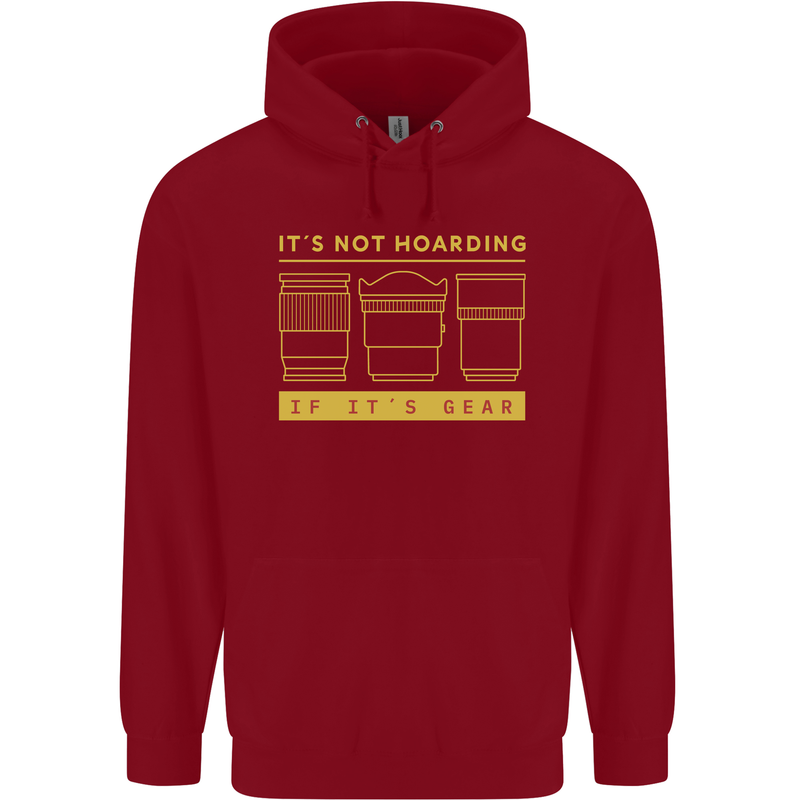 Camera Sutra Funny Photography Photographer Childrens Kids Hoodie Red