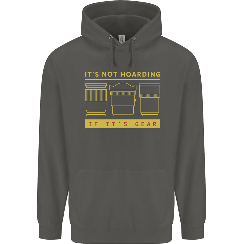 Camera Sutra Funny Photography Photographer Childrens Kids Hoodie Storm Grey