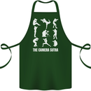Camera Sutra Funny Photography Photographer Cotton Apron 100% Organic Forest Green