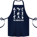 Camera Sutra Funny Photography Photographer Cotton Apron 100% Organic Navy Blue