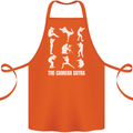 Camera Sutra Funny Photography Photographer Cotton Apron 100% Organic Orange
