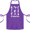 Camera Sutra Funny Photography Photographer Cotton Apron 100% Organic Purple